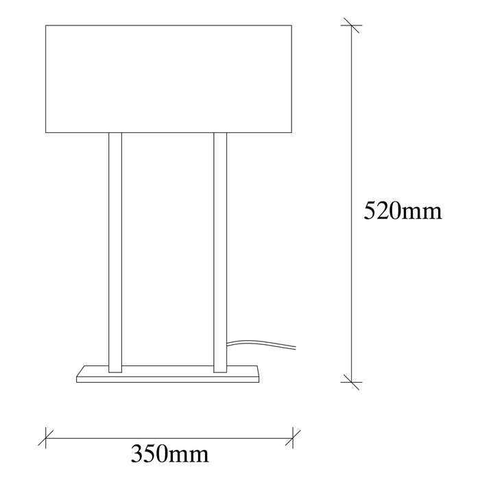 Opviq Salihini MR-616 Lámpara de Mesa Blanco y Negro Opviq Salihini MR-616 Lámpara de Mesa Blanco y Negro
